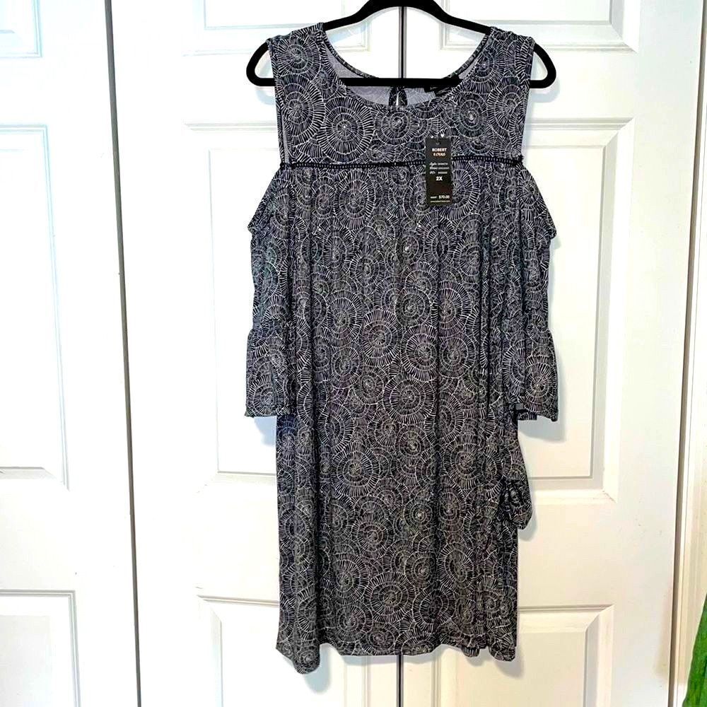 Robert Louis cold shoulder dress